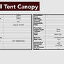 Bell Tent Canopy