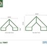 BCT Outdoors Bell Tent Dimensions