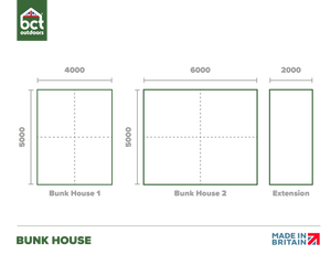 BCT Outdoors Bunk House Tent Dimensions